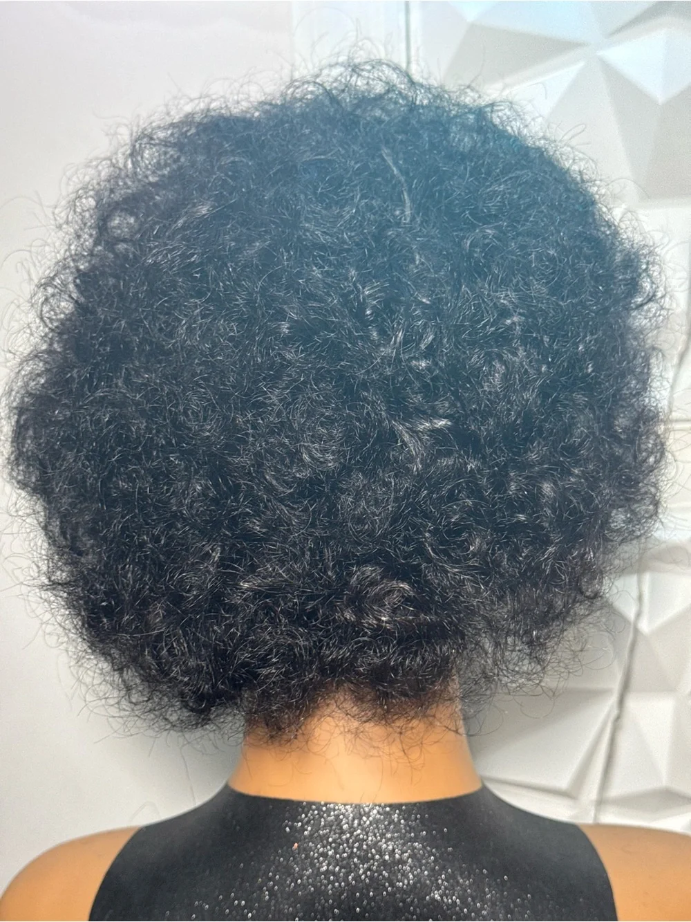 100% Human Hair Afro Curly Headband Wig | Glueless Short Natural Look Wig